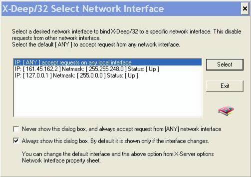 Select Network Interface